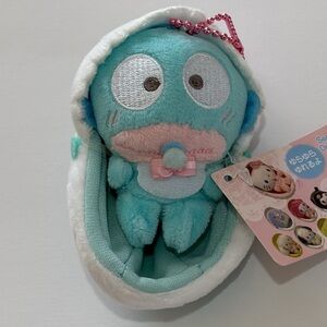 Sanrio Hangyodon Baby Cradle Plush Keychain/Charm